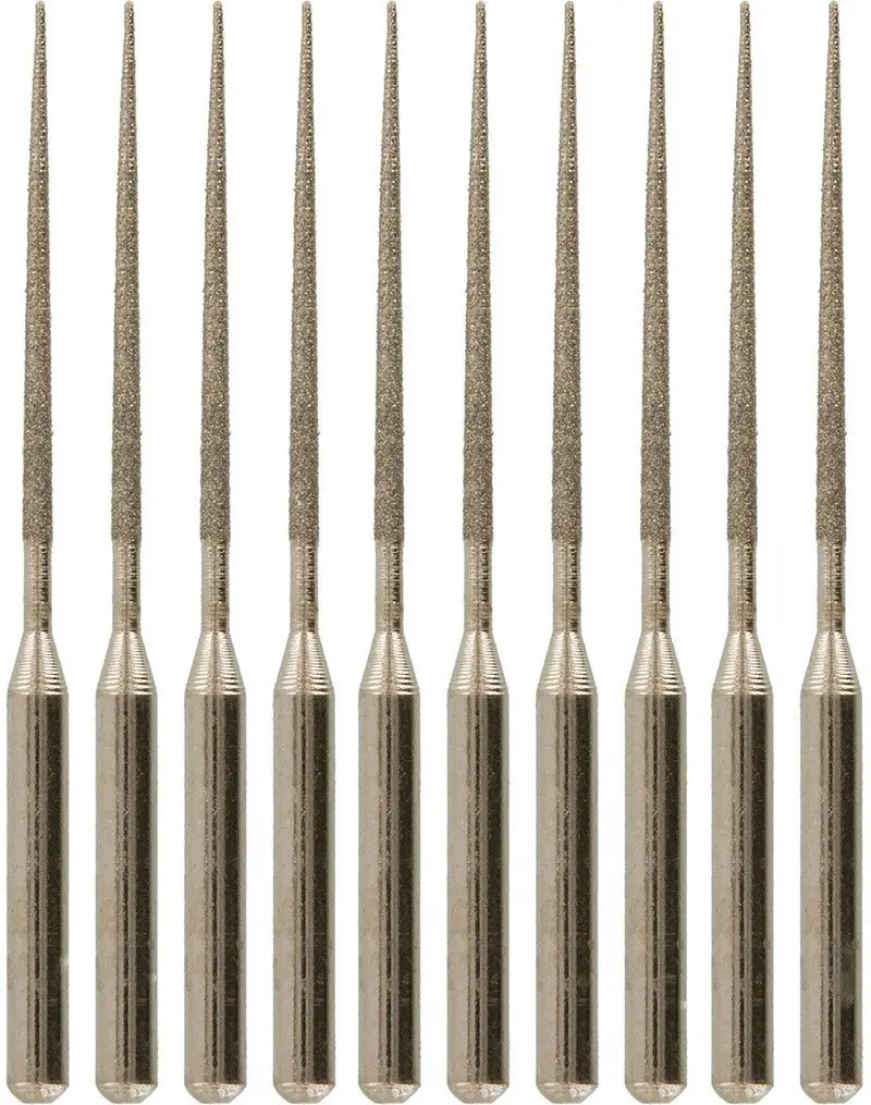 10-Piece Tapered Diamond Bead Reamer Set – 2-Inch Industrial-Grade Jewelry And Beading Tools 1