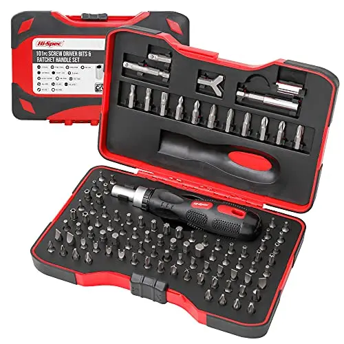 101-Piece Multi-Bit Screwdriver Set With Ratcheting Handle & Security/Tamper-Proof Bits 1