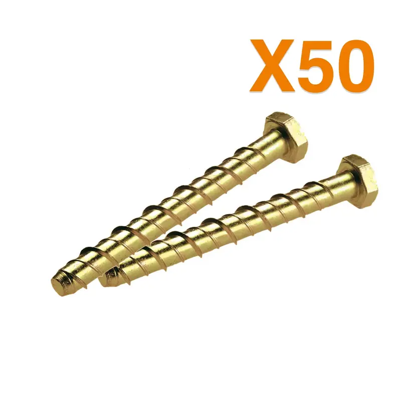 12 Mm Thunderbolt Screw Bolts – Available In 20 Or 50-Piece Bundles 1