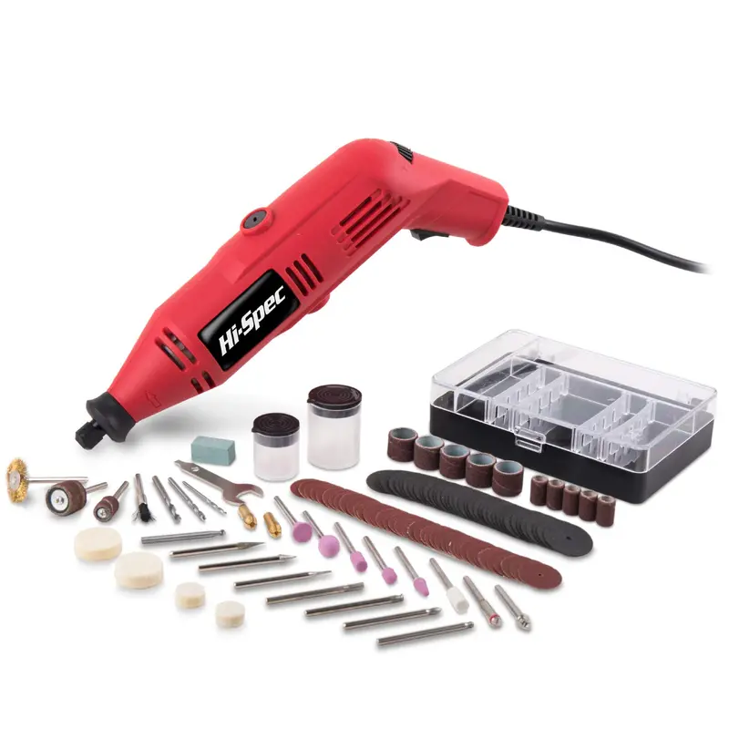 130W Corded Rotary Tool Kit With 120 Dremel-Compatible Accessories 1