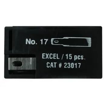 15-Piece #17 Small Chisel Blade Pack For Wood And Soft Materials 1