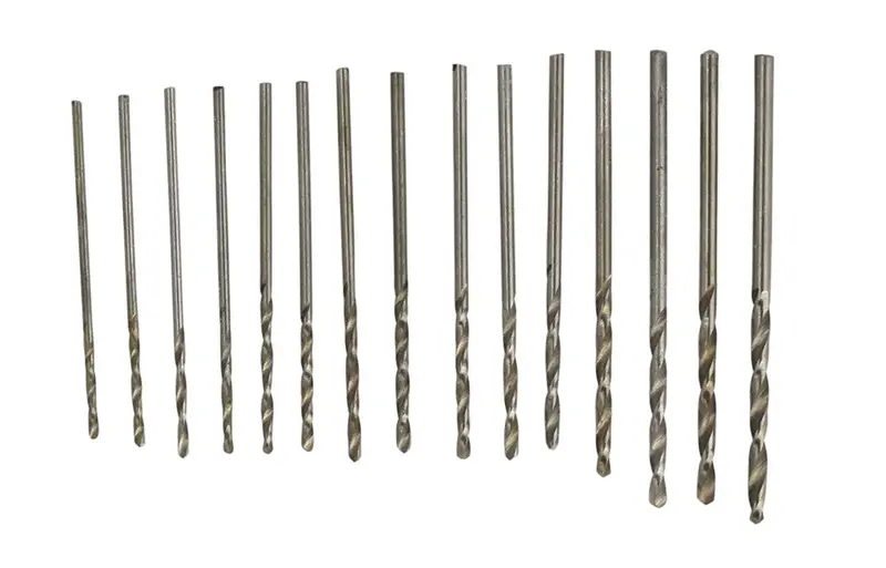 15-Piece High-Speed Steel Twist Drill Bit Set For Metalworking & Jewelry Making 1