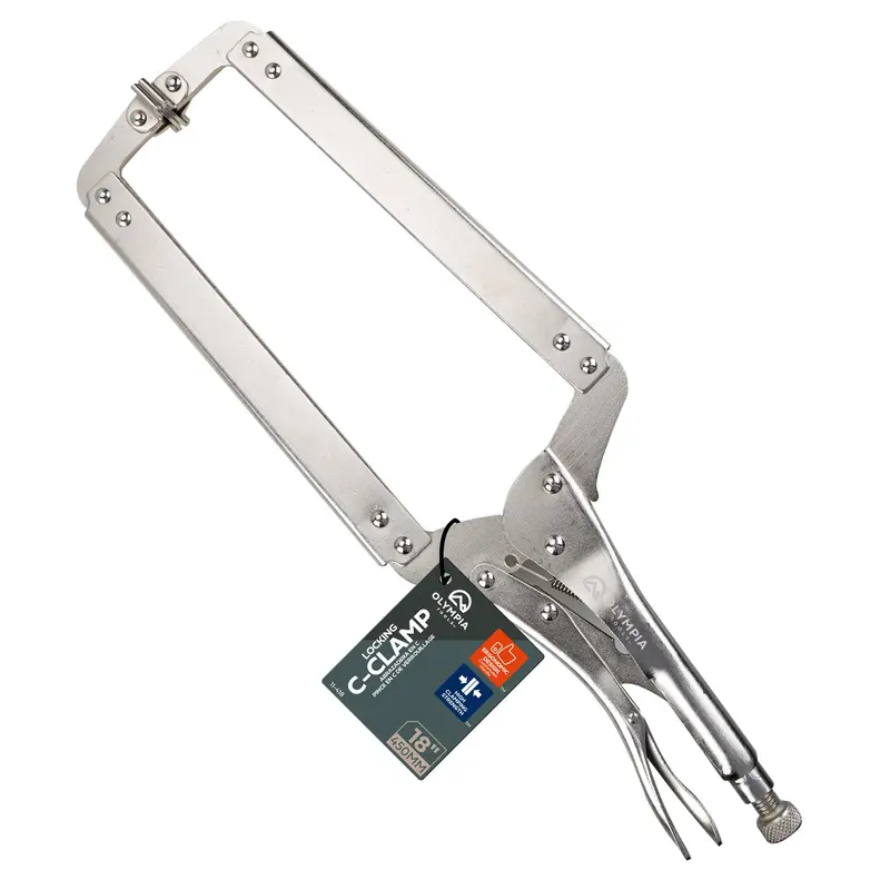 18-Inch Heavy-Duty Locking C-Clamp With Quick-Release Lever 1