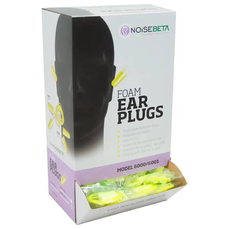 200-Pack Corded Ear Plugs For Noise Reduction 1