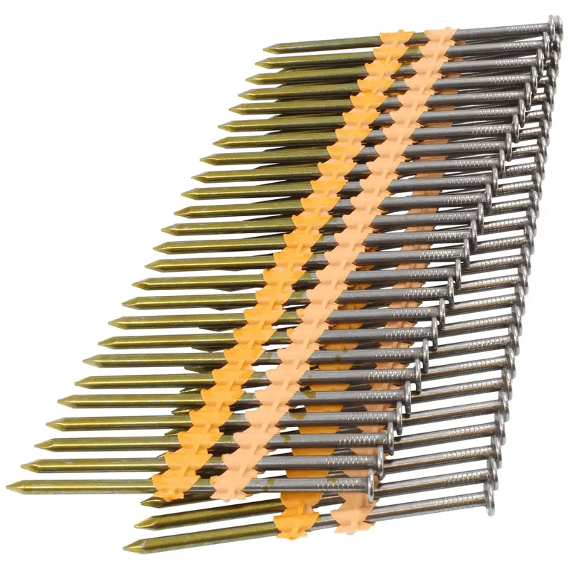 21-Degree Bright Ring Shank Plastic Strip Nails – Collated Fasteners 1