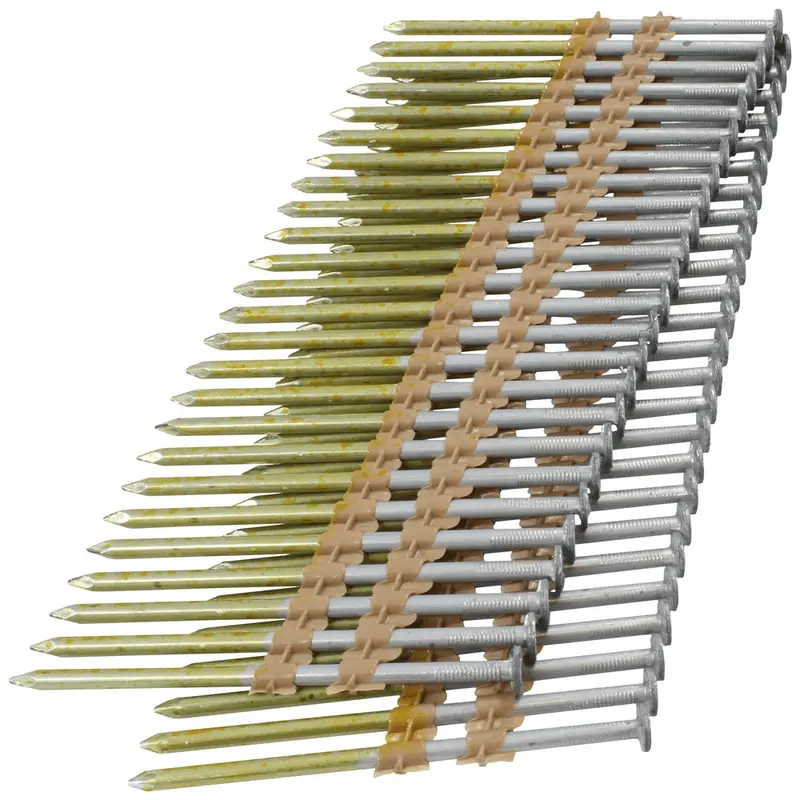 21° Hot-Dipped Galvanized Plastic Collated Strip Nails 1