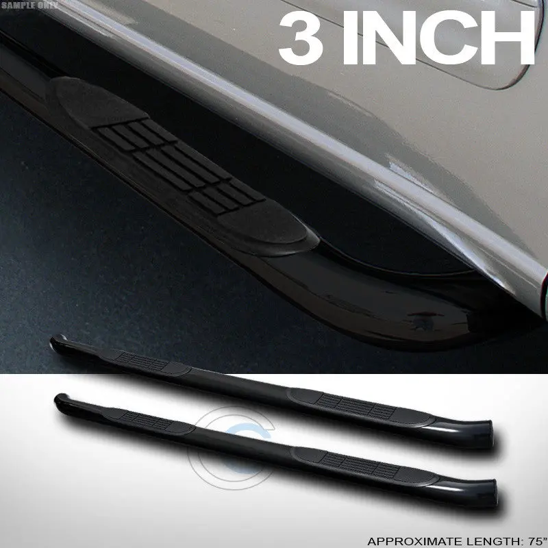 3-Inch Black Tubular Nerf Bars For 2011–2016 Jeep Grand Cherokee 1