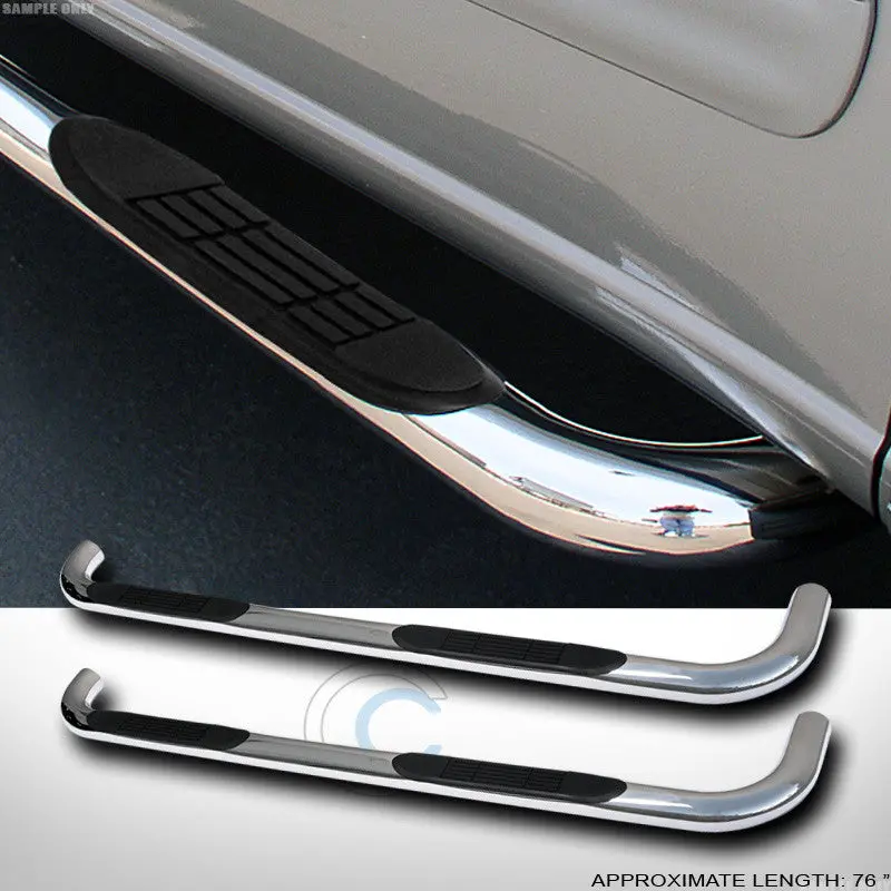 3-Inch Chrome Nerf Bars For 2004–2010 Dodge Durango And 2006+ Dodge Aspen 1