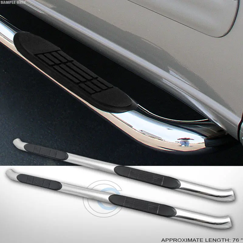 3-Inch Chrome Steel Nerf Bars And Running Boards For 2011–2016 Jeep Grand Cherokee 1