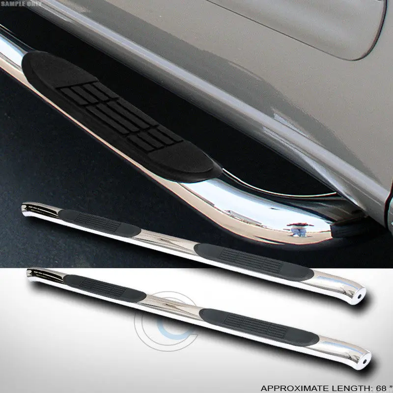 3-Inch Chrome Steel Nerf Bars For 2009–2015 Honda Pilot Suv 1