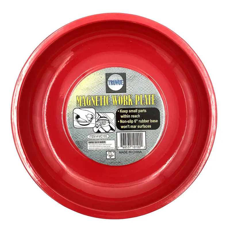 4-Inch Magnetic Work Plate And Bowl For Holding Small Metal Parts 1