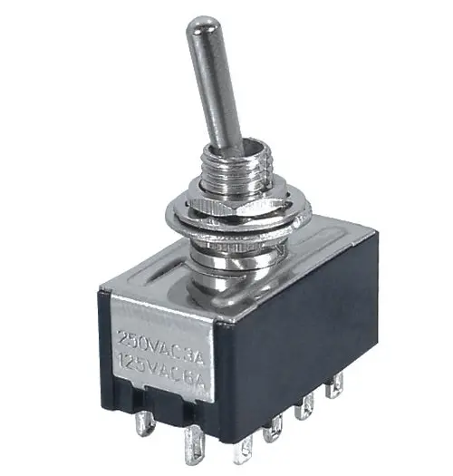 4Pdt Mini Toggle Switch – On/On 1