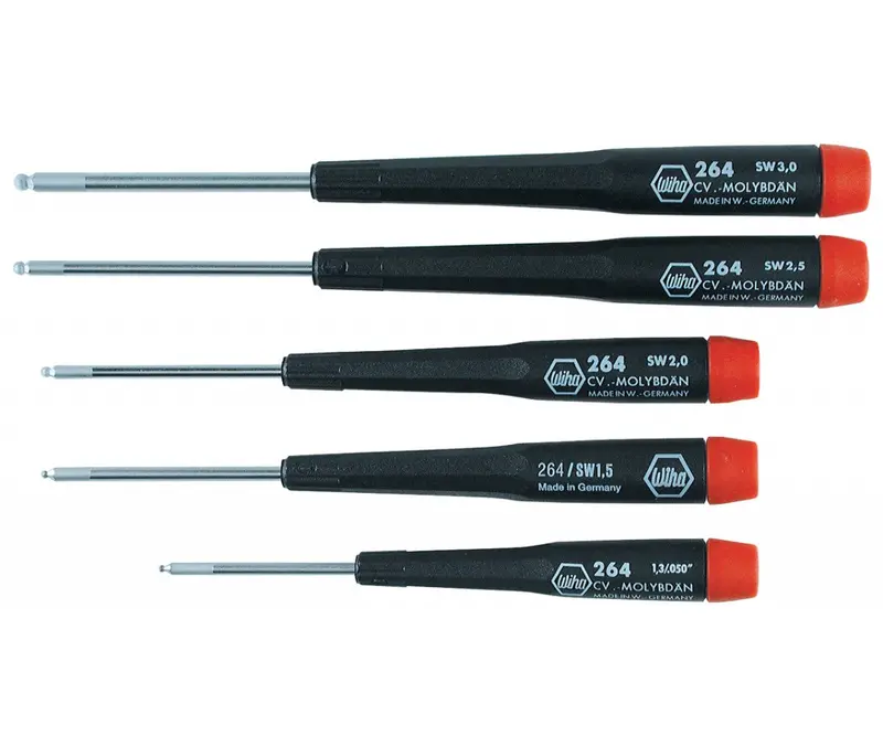 5-Piece Ball-End Hex Metric Driver Set – Enhanced Angle Access 1