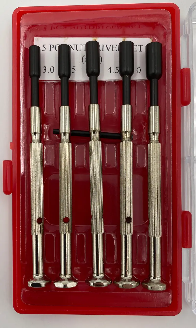 5-Piece Precision Metric Nut Driver Set (Mm) For Small-Fastener Applications 1