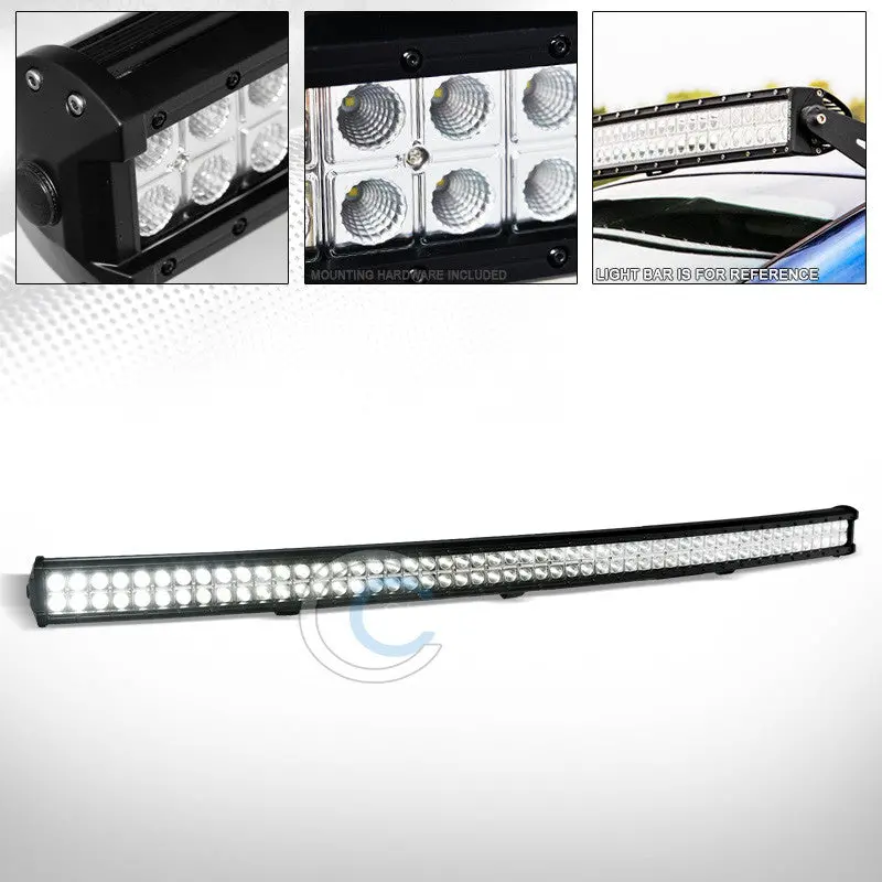 54" Cree Curved Led Light Bar – 312W Spot/Flood Combo, Off-Road Roof Or Bumper Mount (Model C01) 1