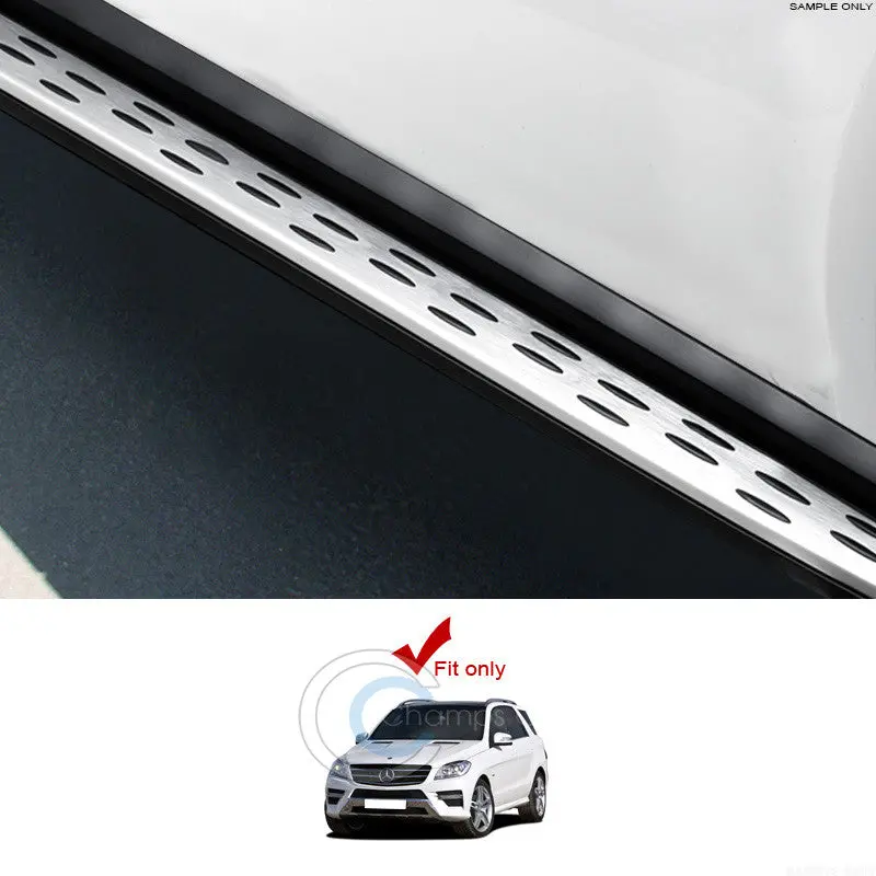 6-Inch Oem-Style Aluminum Side Steps For 2012–2015 Mercedes-Benz Ml350/Ml500 (W166) 1