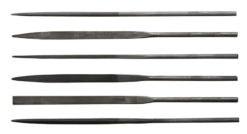 6-Piece Assorted Hand File Set – Files Only, No Handles Included 1