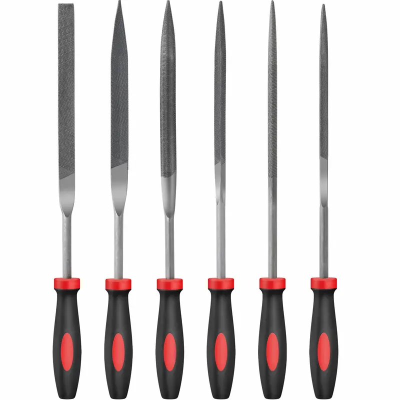 6-Piece Mini Metal Needle File Set For Fine Craft, Metal, And Wood Detailing 1