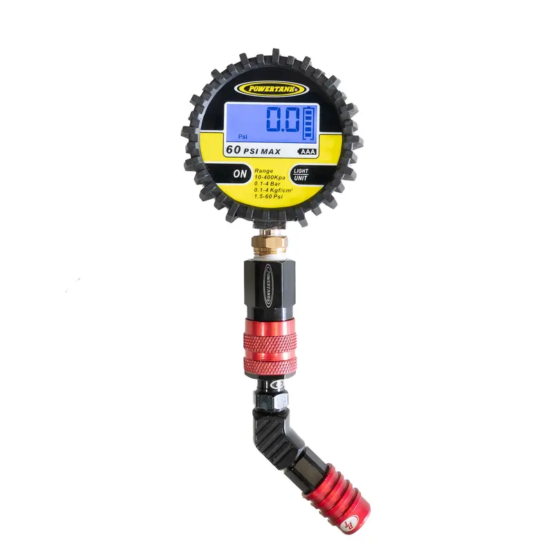 60D Tpg Red – 60 Psi Backlit Digital Modular Tire Pressure Gauge 1