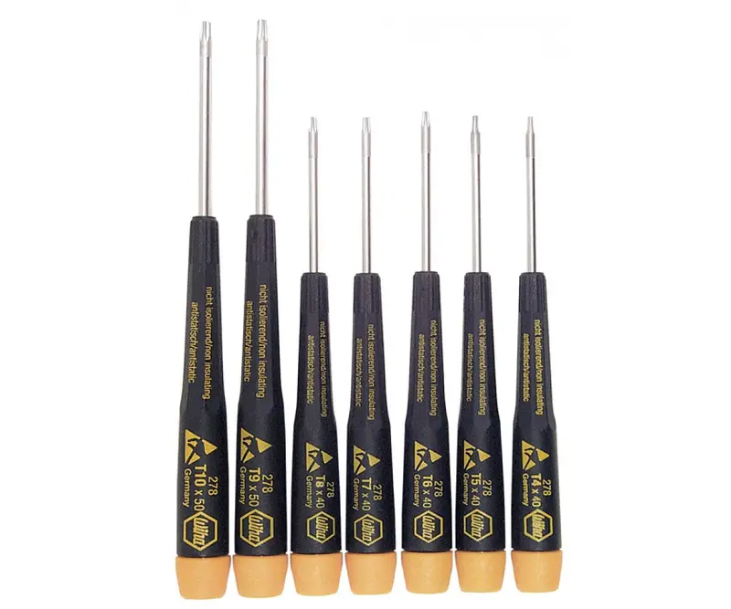7-Piece Esd-Safe Torx® Screwdriver Kit – Static-Controlled Precision 1