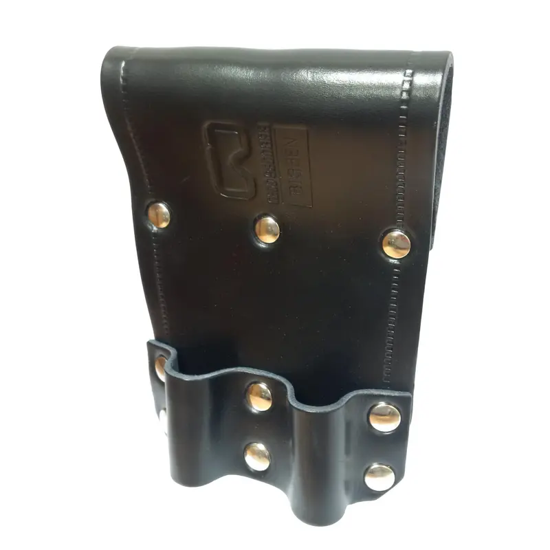 Bigben® Black Leather Long Double Spanner Frog 1