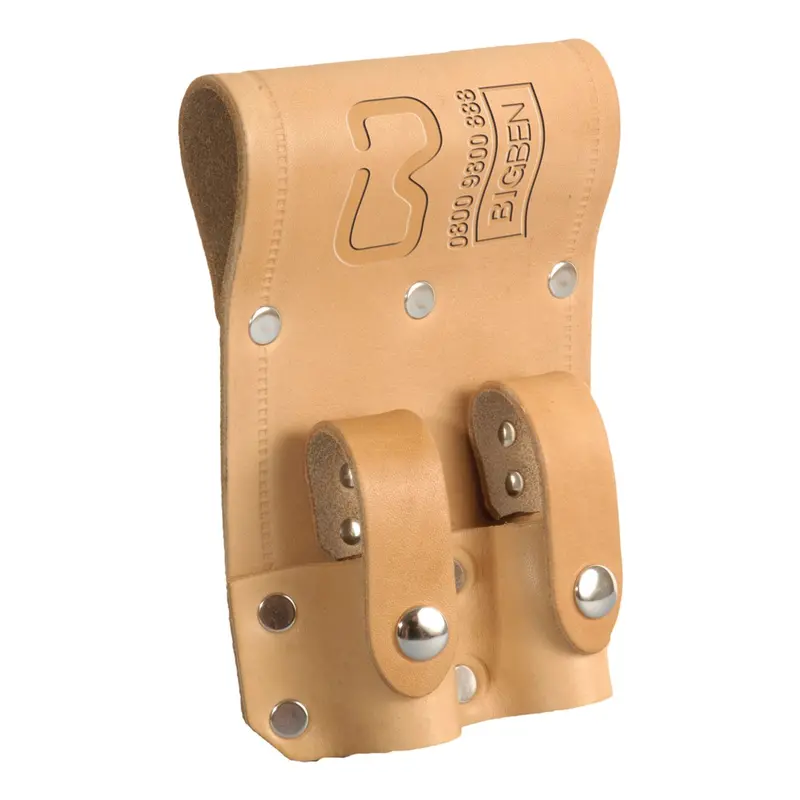 Bigben® Double Spanner Frog With Safety Loop – Natural Leather 1