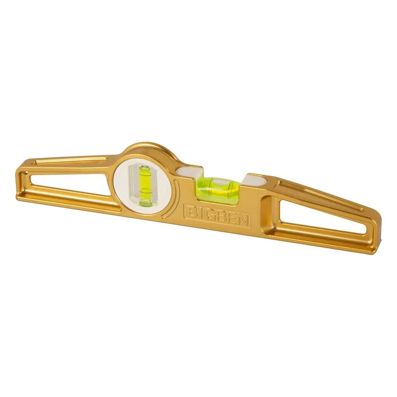 Bigben® Magnetic Scaffold Level In Gold-Plated Alloy 1