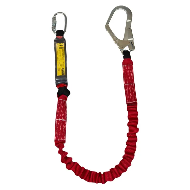 Bigben Single-Point Elastic Fall Arrest Lanyard With Steel Scaff Hook 1