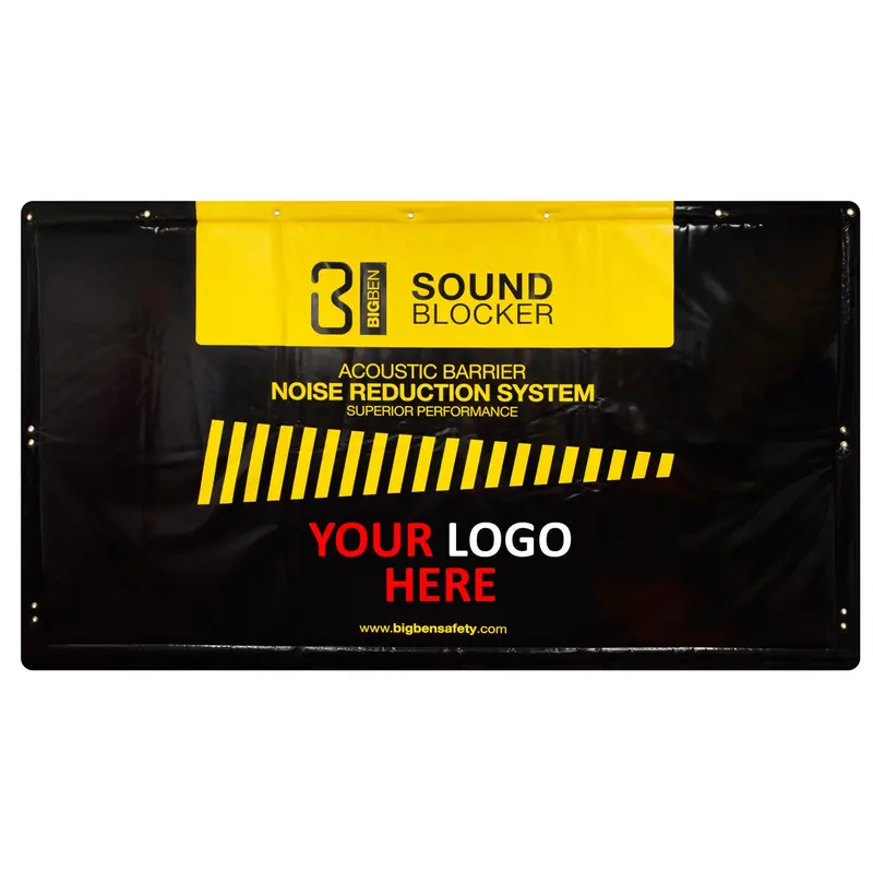 Bigben Sound Blocker® Custom-Printed Acoustic Barrier – 3.6M × 2M 1