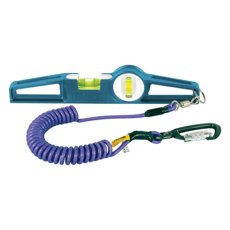 Bigben® Tethered Magnetic Scaffold Level – Blue Alloy Housing 1
