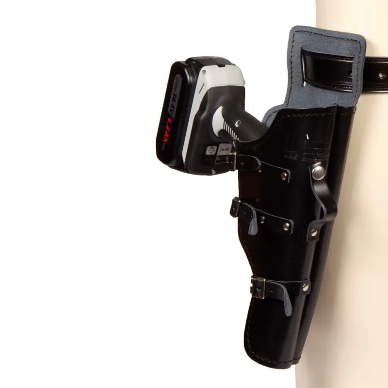 Black Leather Drill Holster – Leach'S 1
