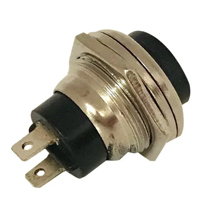 Black Spst Momentary Push Button Switch – Normally Open (No) Configuration 1