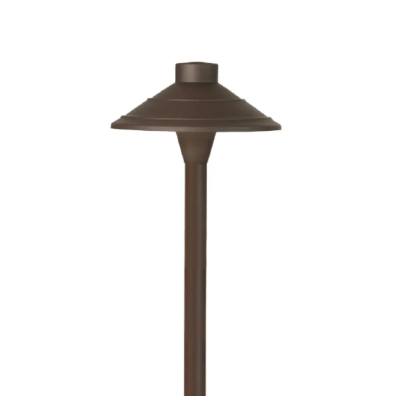 Brass Pathway And Area Light Fixture With Bulb 1