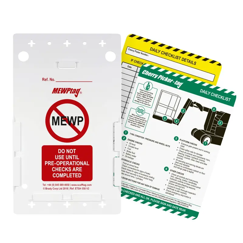 Cherry Picker Tag Kit: Complete Set With Holders, Inserts & Pen 1
