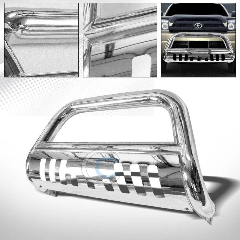 Chrome Grill Guard Push Bumper Bull Bar For 2003–2009 Toyota 4Runner And Lexus Gx470 1