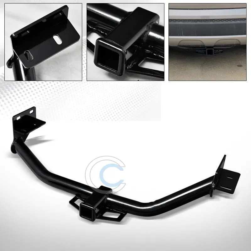 Class 3 Trailer Hitch Receiver With 2-Inch Ball Mount And Rear Bumper Tow Kit For 2013–2017 Hyundai Santa Fe & Kia Sorento 1