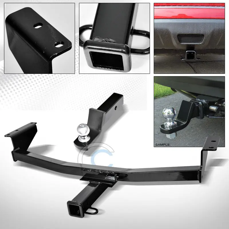 Class 3 Trailer Hitch With 2-Inch Ball Mount And Bumper Tow Assembly For 2008–2016 Nissan Rogue 1