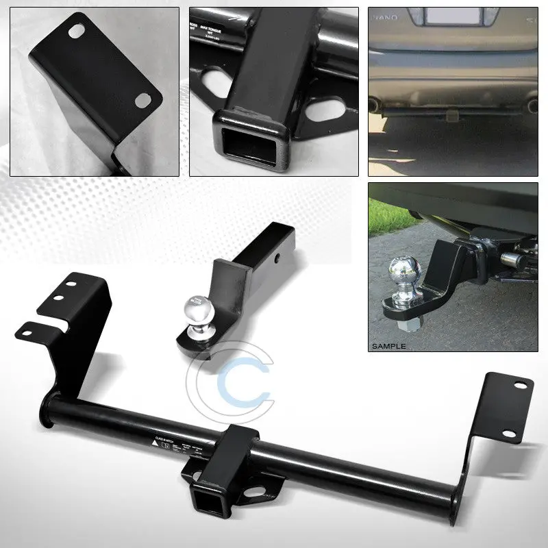 Class 3 Trailer Hitch With 2-Inch Ball Mount And Bumper Tow Kit For 2003–2007 & 2008 Nissan Murano 1
