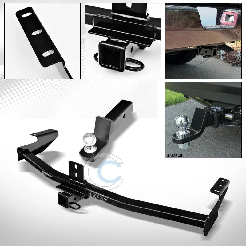 Class 3 Trailer Hitch With 2-Inch Ball Mount And Bumper Tow Kit For 2006–2014 Honda Ridgeline 1