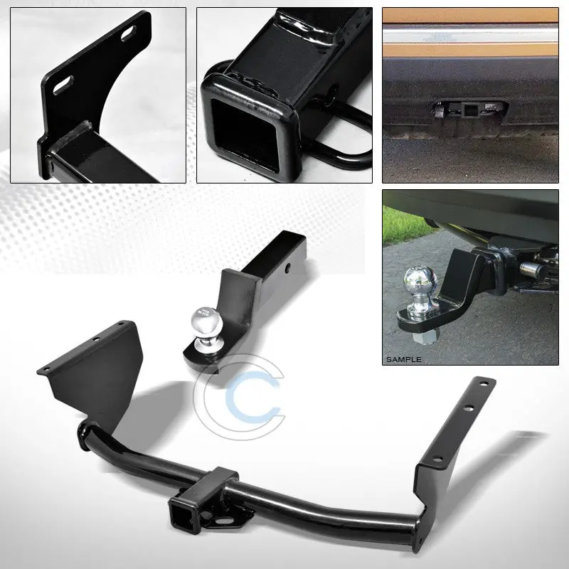 Class 3 Trailer Hitch With 2-Inch Ball Mount And Bumper Tow Kit For 2011–2017 Jeep Patriot & Compass 1