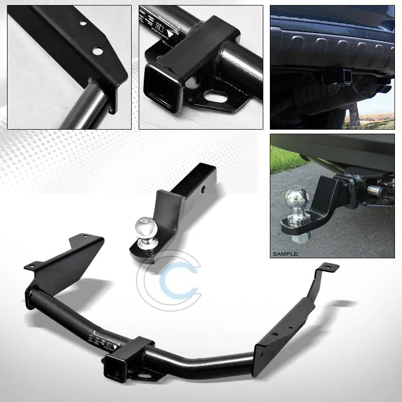 Class 3 Trailer Hitch With 2-Inch Ball Mount And Bumper Tow Package For 1998–2002 & 2003 Dodge Durango 1