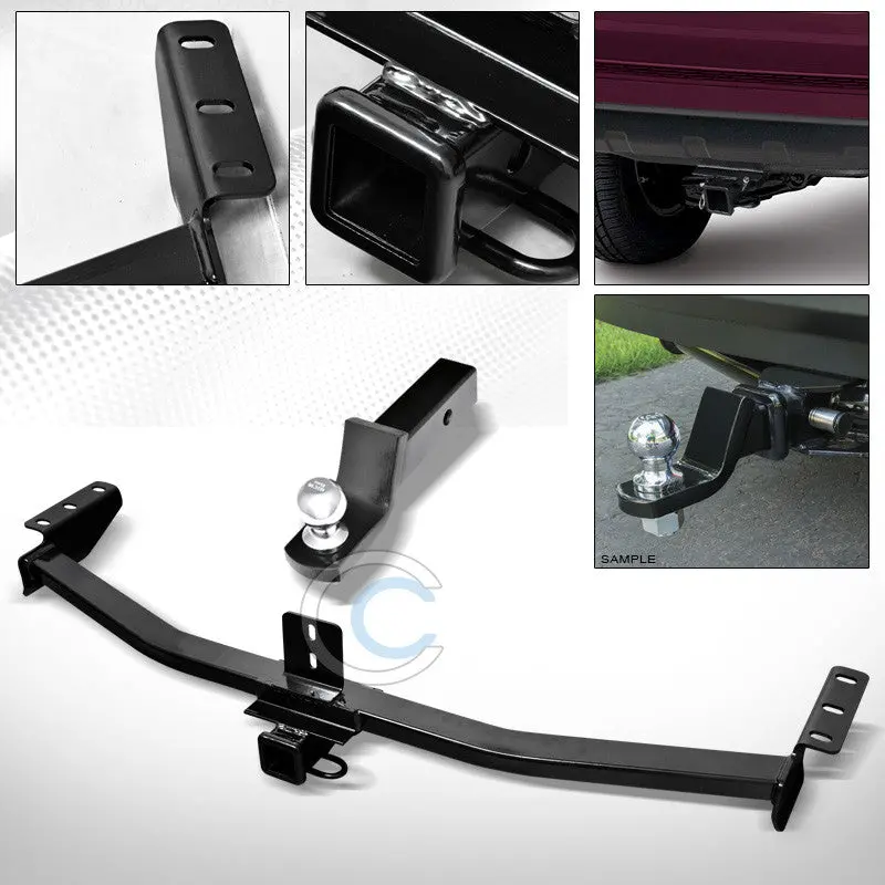 Class 3 Trailer Hitch With 2-Inch Ball Mount And Bumper Tow System For 2001–2008 Honda Pilot & 2001–2006 Acura Mdx 1