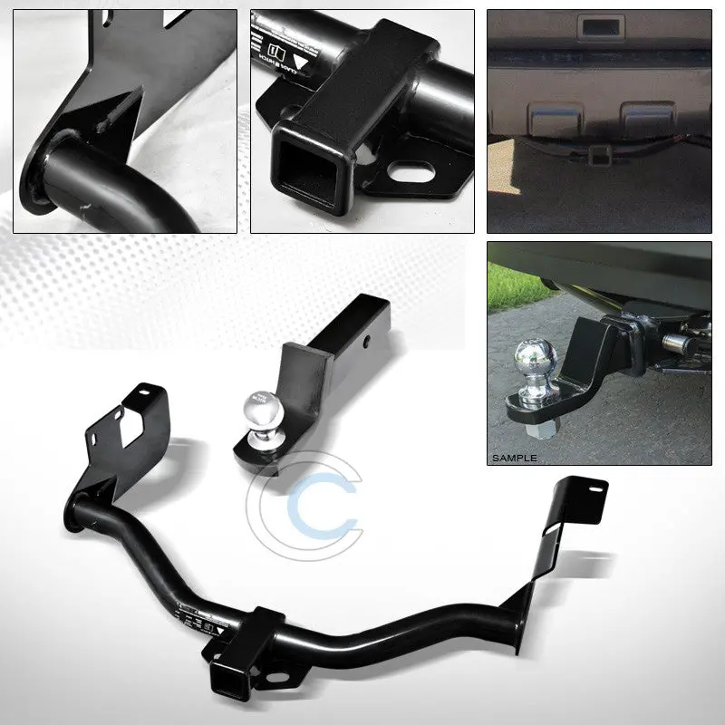 Class Iii Trailer Hitch & 2-Inch Ball Tow Kit For 2005–2012 Ford Escape & 2005–2011 Mazda Tribute 1
