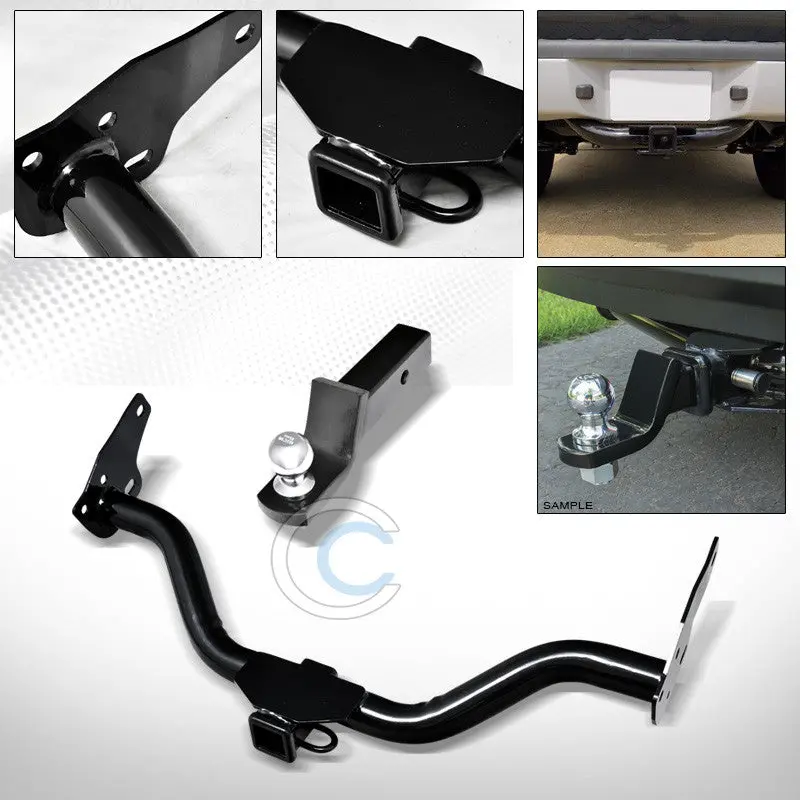 Class Iii Trailer Hitch With 2-Inch Ball Mount & Tow Kit For 2005–2014 Nissan Xterra 1