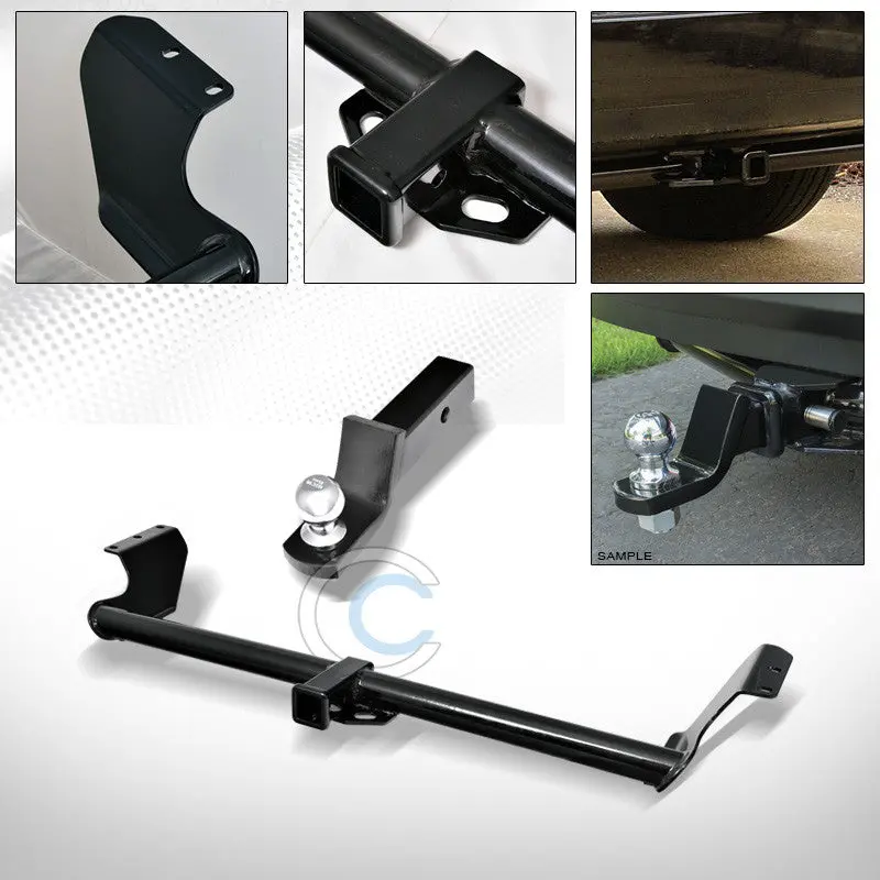 Class Iii Trailer Hitch With 2-Inch Loaded Ball Bumper Tow Kit For 1999–2015 Honda Odyssey 1