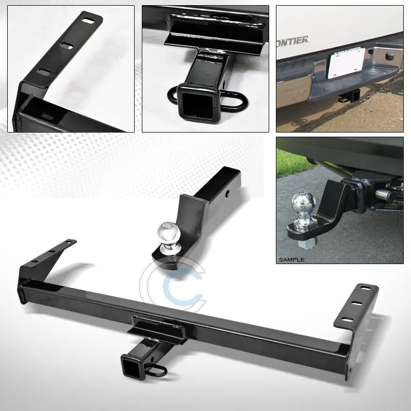 Class Iii Trailer Hitch With 2-Inch Loaded Ball Bumper Tow Kit For 2005–2016 Nissan Frontier 1