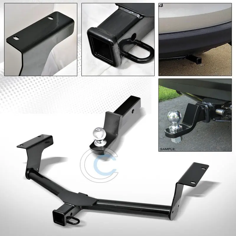Class Iii Trailer Hitch With 2-Inch Loaded Ball Bumper Tow Kit For 2006–2012 Toyota Rav4 1