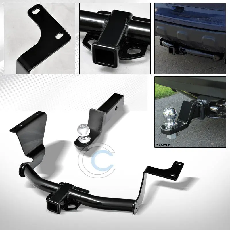 Class Iii Trailer Hitch With 2-Inch Loaded Ball Bumper Tow Kit For 2007–2011 Honda Cr-V 1