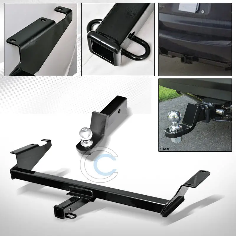 Class Iii Trailer Hitch With 2-Inch Loaded Ball Bumper Tow Kit For 2008–2015 Dodge Grand Caravan 1