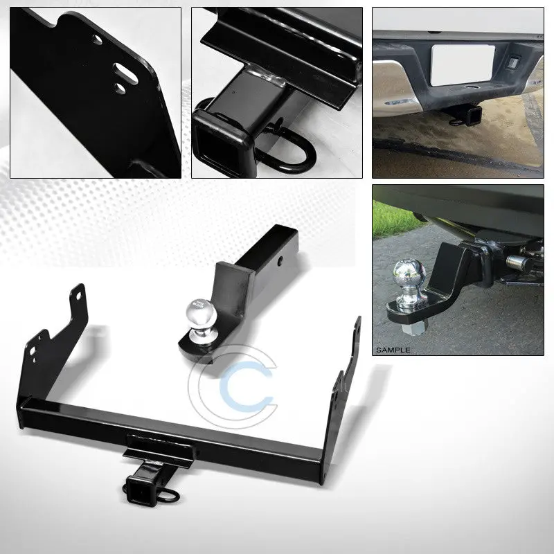 Class Iii Trailer Hitch With 2-Inch Loaded Ball Bumper Tow Kit For 2015–2017 Ford F-150 1
